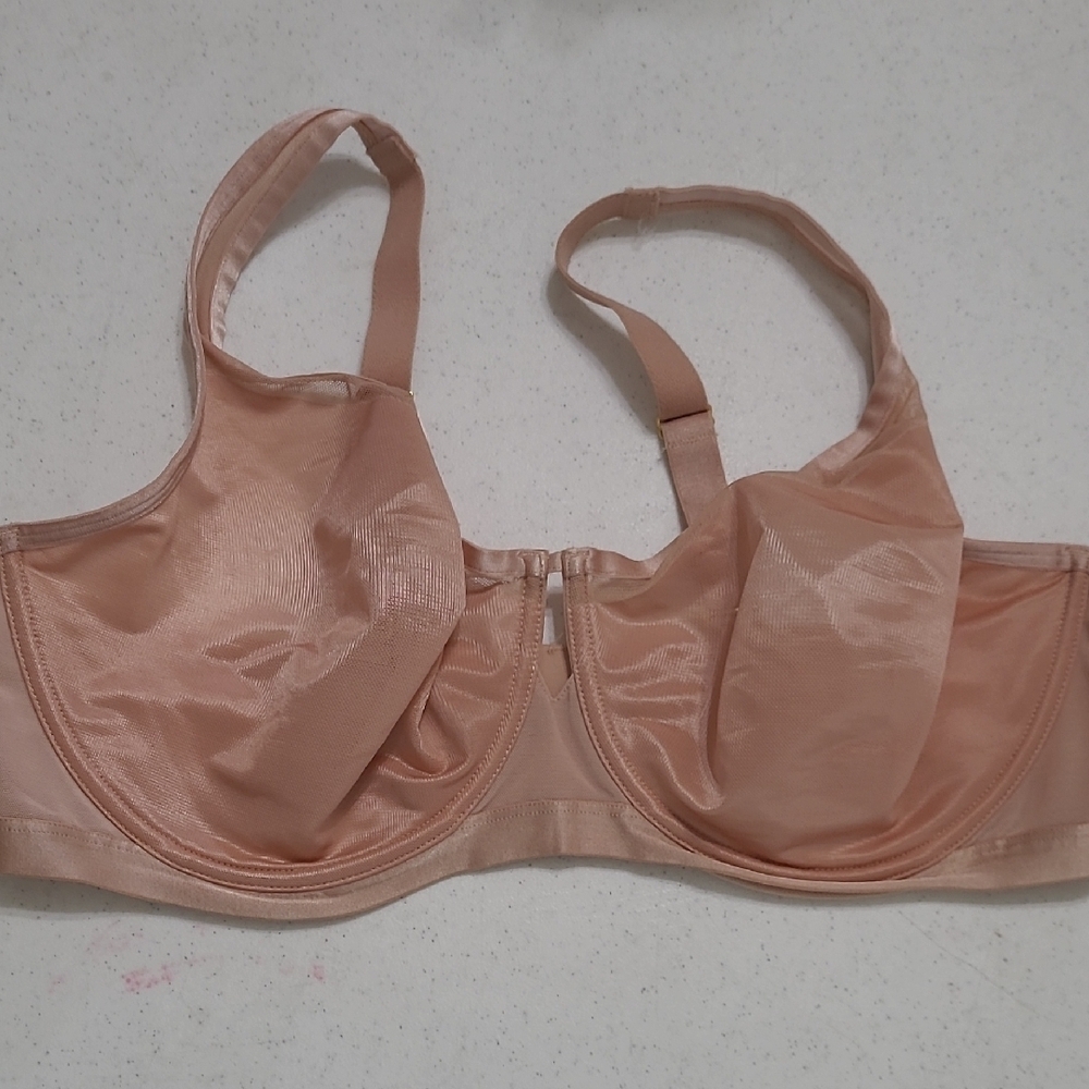 Soma Tan Semi-sheer Unbelievable Lift Scoop Balconette Underwire Bra size 42DD